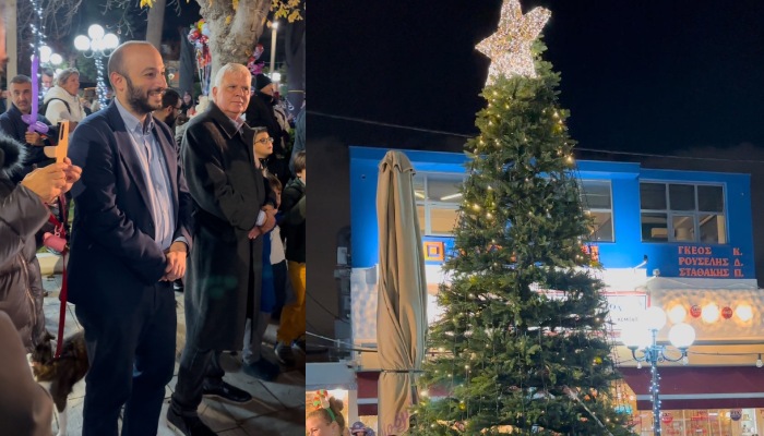 Με μεγάλη επιτυχία και πλήθος κόσμου πραγματοποιήθηκε η φωταγώγηση του Χριστουγεννιάτικου Δέντρου στη Λυκόβρυση!