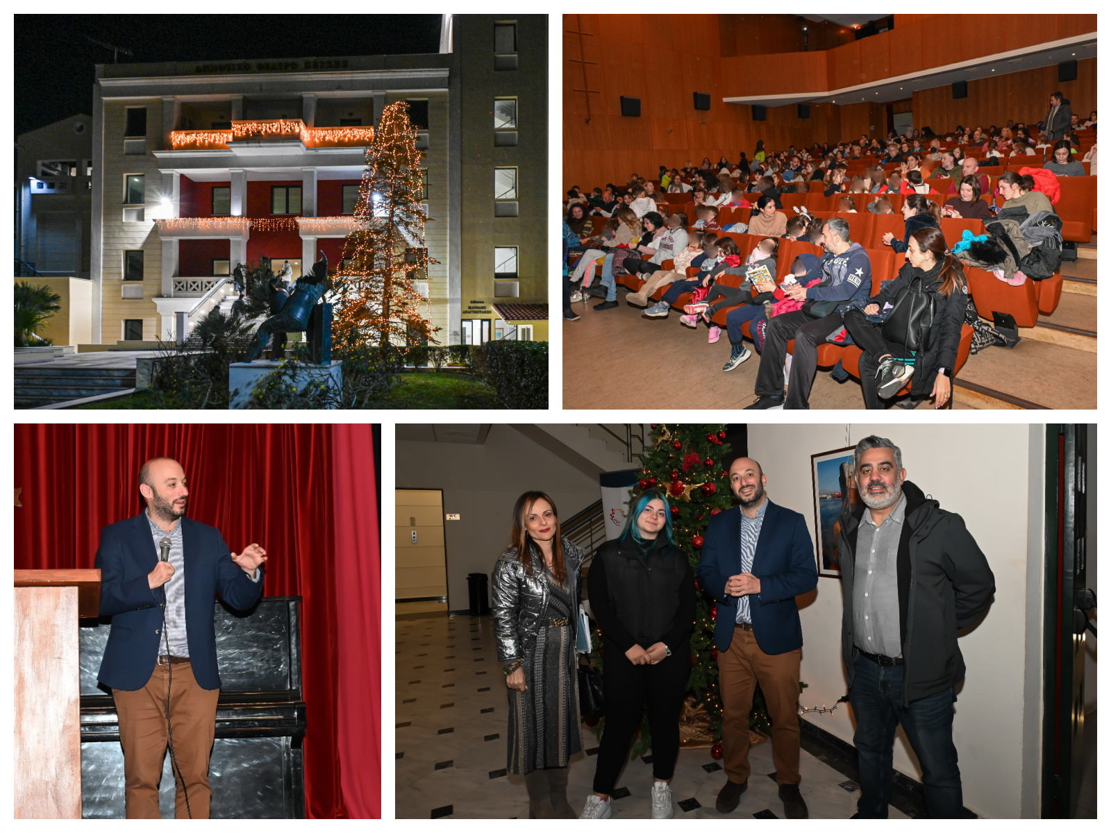 Σε πρωτοχρονιάτικο κλίμα παρουσιάστηκε η παράσταση Θεάτρου Σκιών στο Δημοτικό Θέατρο Πεύκης