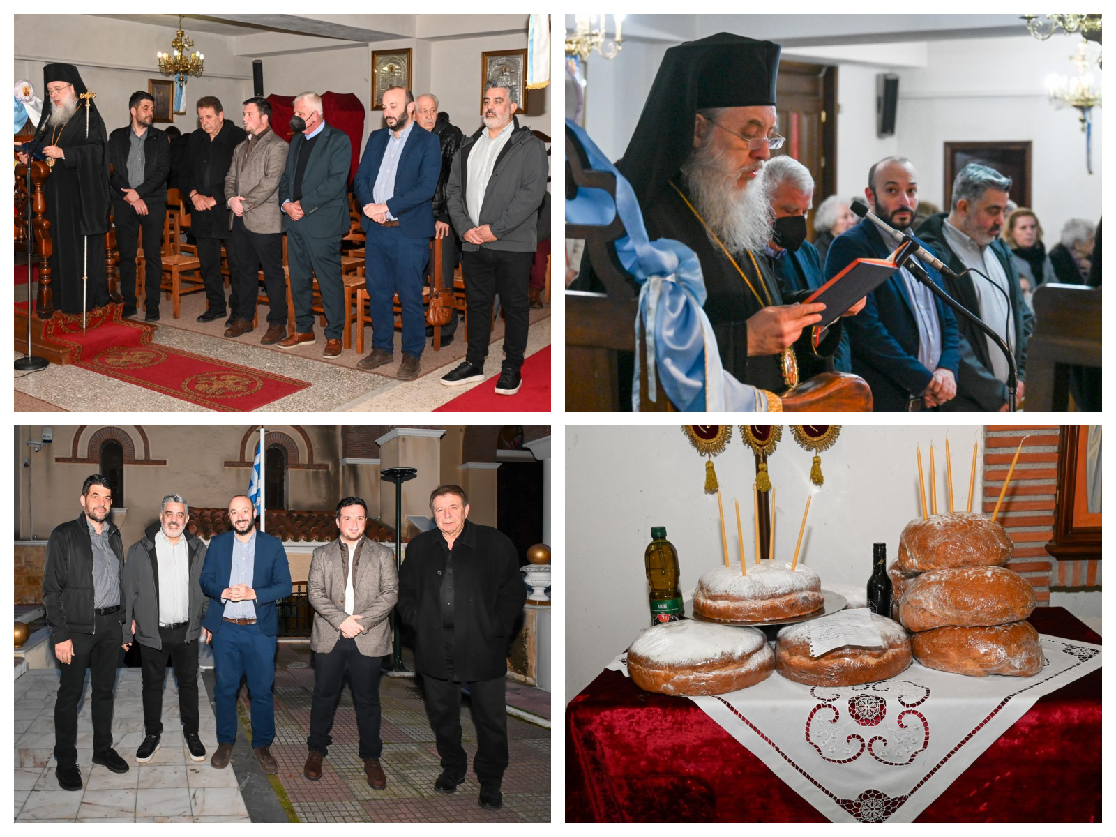Παρουσία του Δημάρχου Λυκόβρυσης-Πεύκης Μάριου Ψυχάλη ο Εσπερινός στον Ι.Ν Αγίου Χαραλάμπου και Ζωοδόχου Πηγής στη Λυκόβρυση