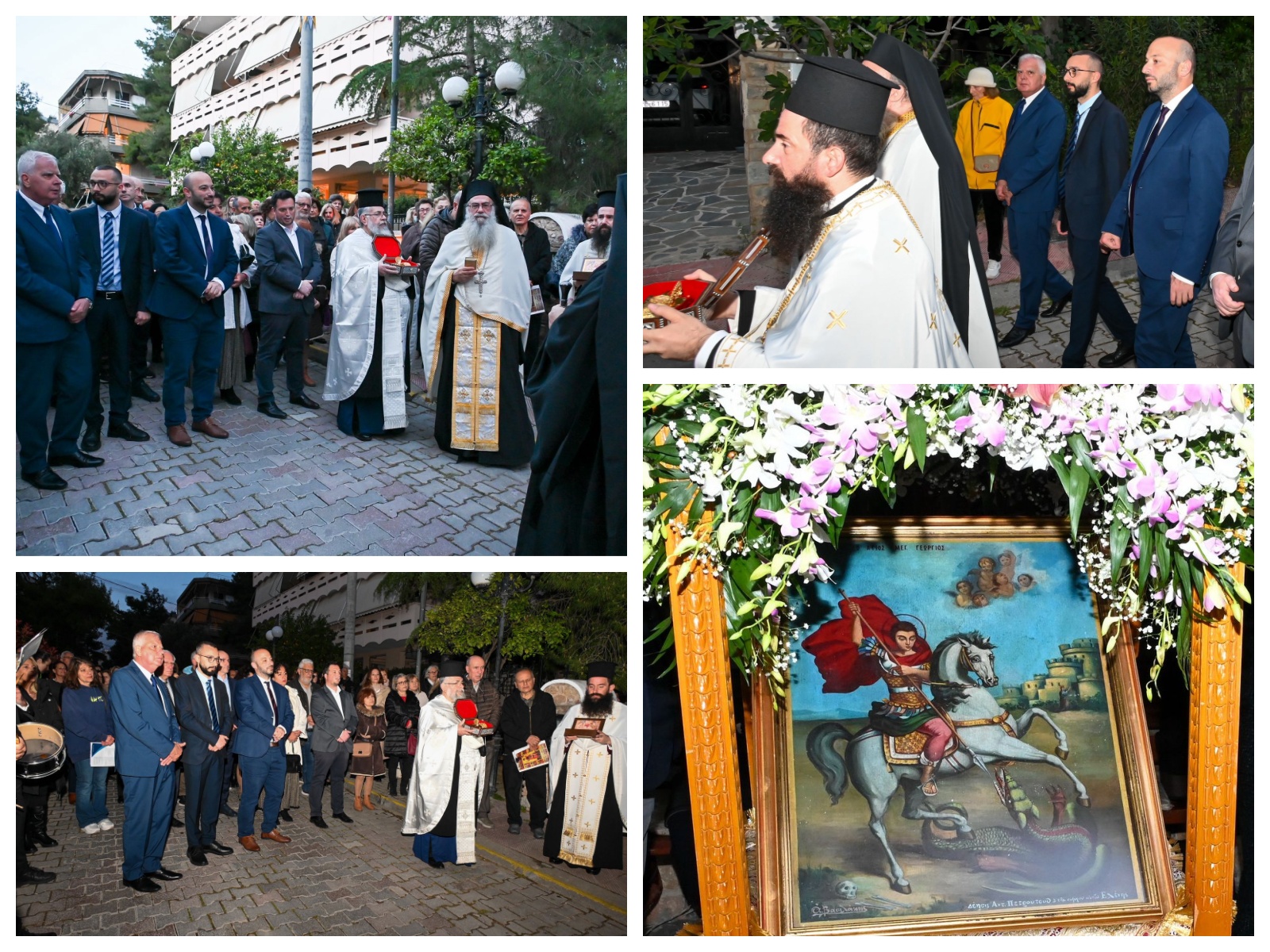 Με λαμπρότητα ο εορτασμός του Αγίου Γεωργίου στον Δήμο Λυκόβρυσης-Πεύκης