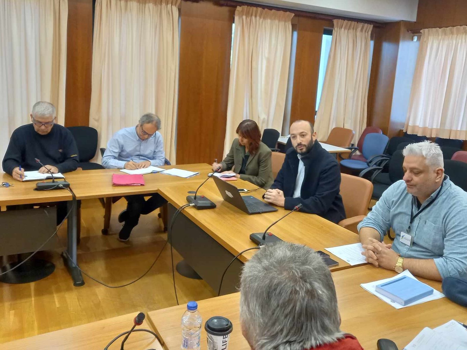 Συνεδρίαση του Τοπικού Συμβουλίου Πολιτικής Προστασίας στο Δημαρχείο Λυκόβρυσης - Πεύκης