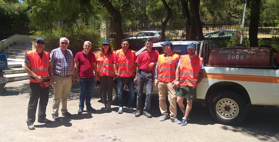 Σε ετοιμότητα η ομάδα πυρασφάλειας του Δήμου