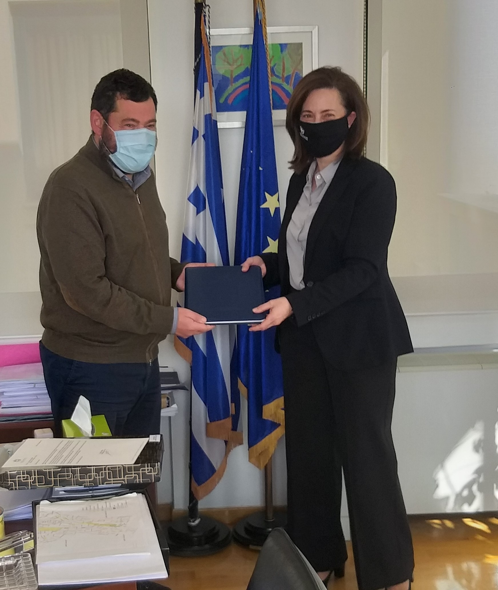 Τη Λουκία Κεφαλογιάννη υποδέχθηκε ο Δήμαρχος