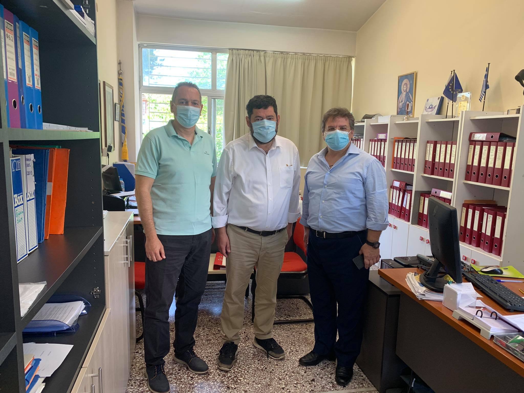 Στα εξεταστικά κέντρα των Πανελλαδικών ο Δήμαρχος