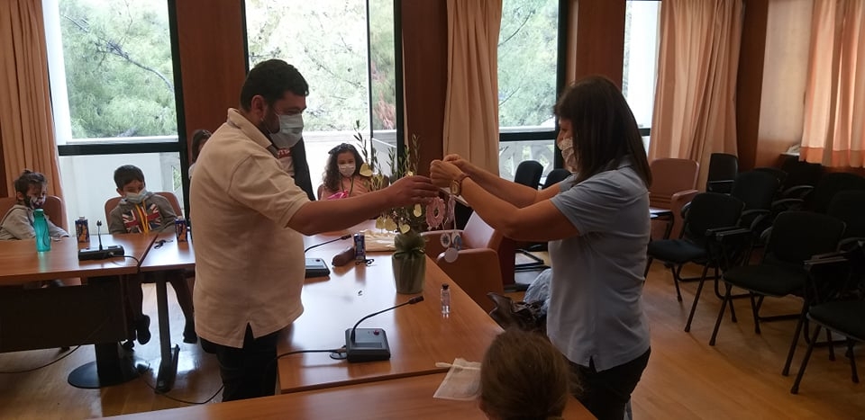 Μαθητές του 4ου Δημοτικού Πεύκης υποδέχθηκε ο Δήμαρχος