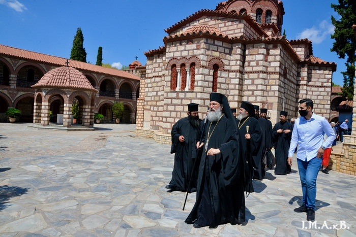 Στην ενθρόνιση της Ηγουμένης Παϊσίας στην Ιερά Μονή Οσίας Ειρήνης Χρυσοβαλάντου ο Δήμαρχος