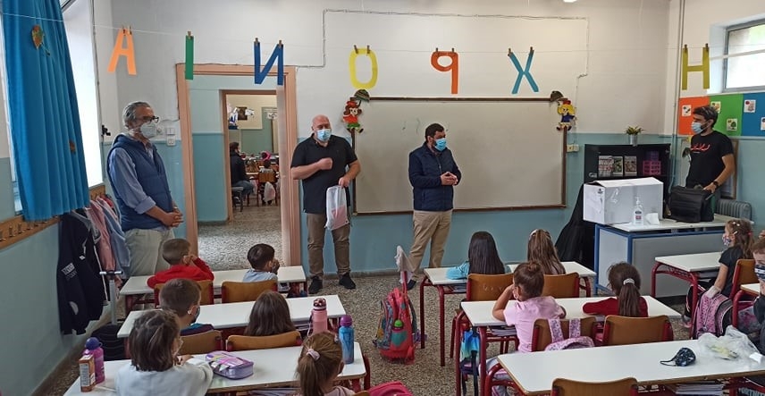 Τους μαθητές της Α’ Δημοτικού καλωσορίζει ο Δήμαρχος