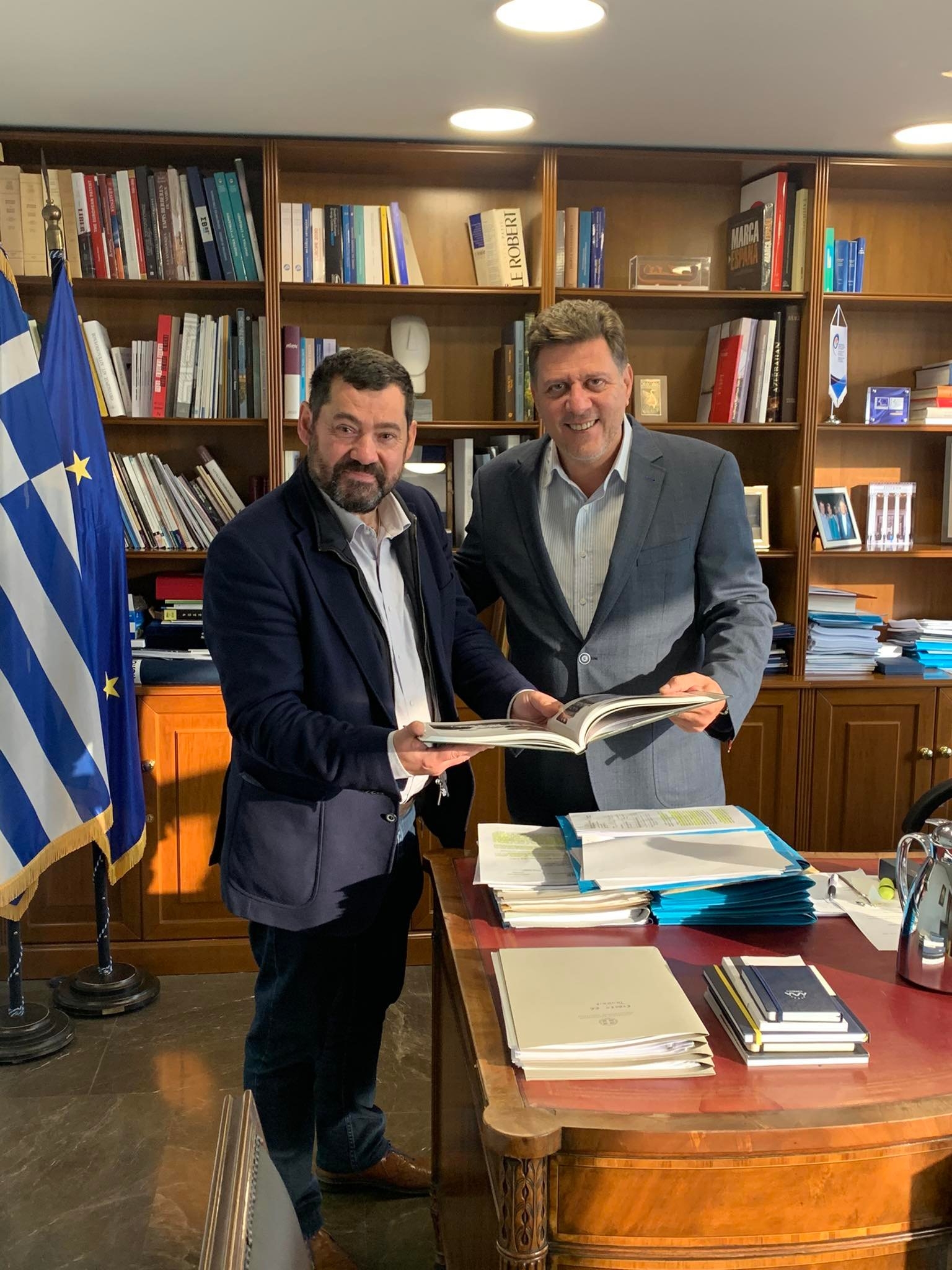 Τον Αναπληρωτή Υπουργό Εξωτερικών Μιλτιάδη Βαρβιτσιώτη συνάντησε ο Δήμαρχος