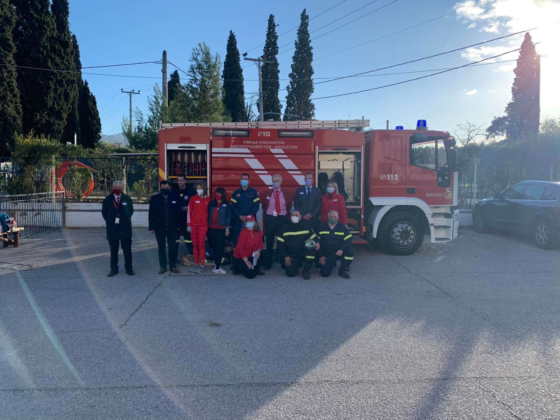 Σε εκδήλωση του St. Catherine’s για την υποστήριξη εθελοντικής πυροσβεστικής ομάδας ο Δήμαρχος