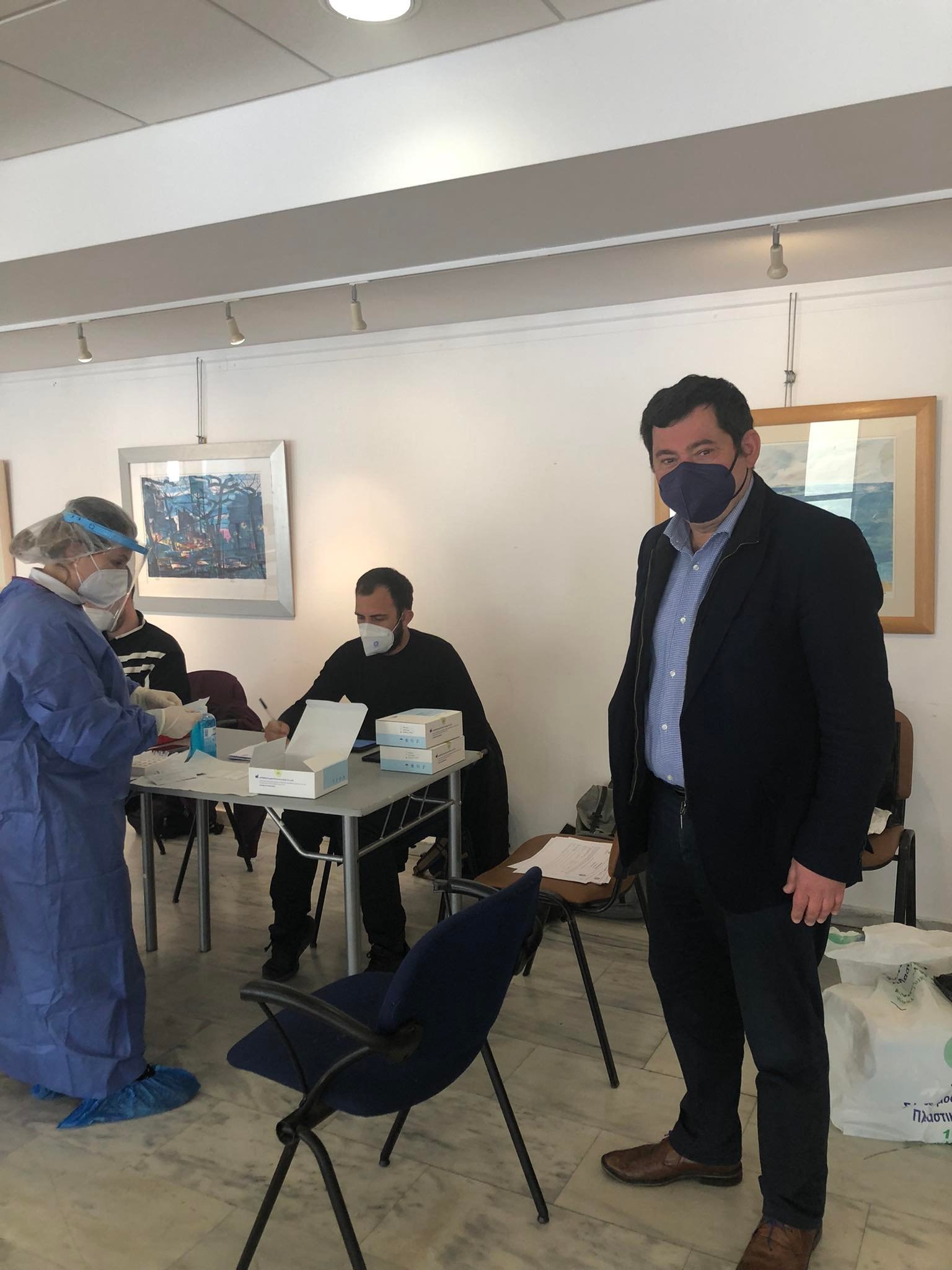 Με επιτυχία ολοκληρώθηκαν τα rapid tests σε συνεργασία με Περιφέρεια και Ιατρικό Σύλλογο