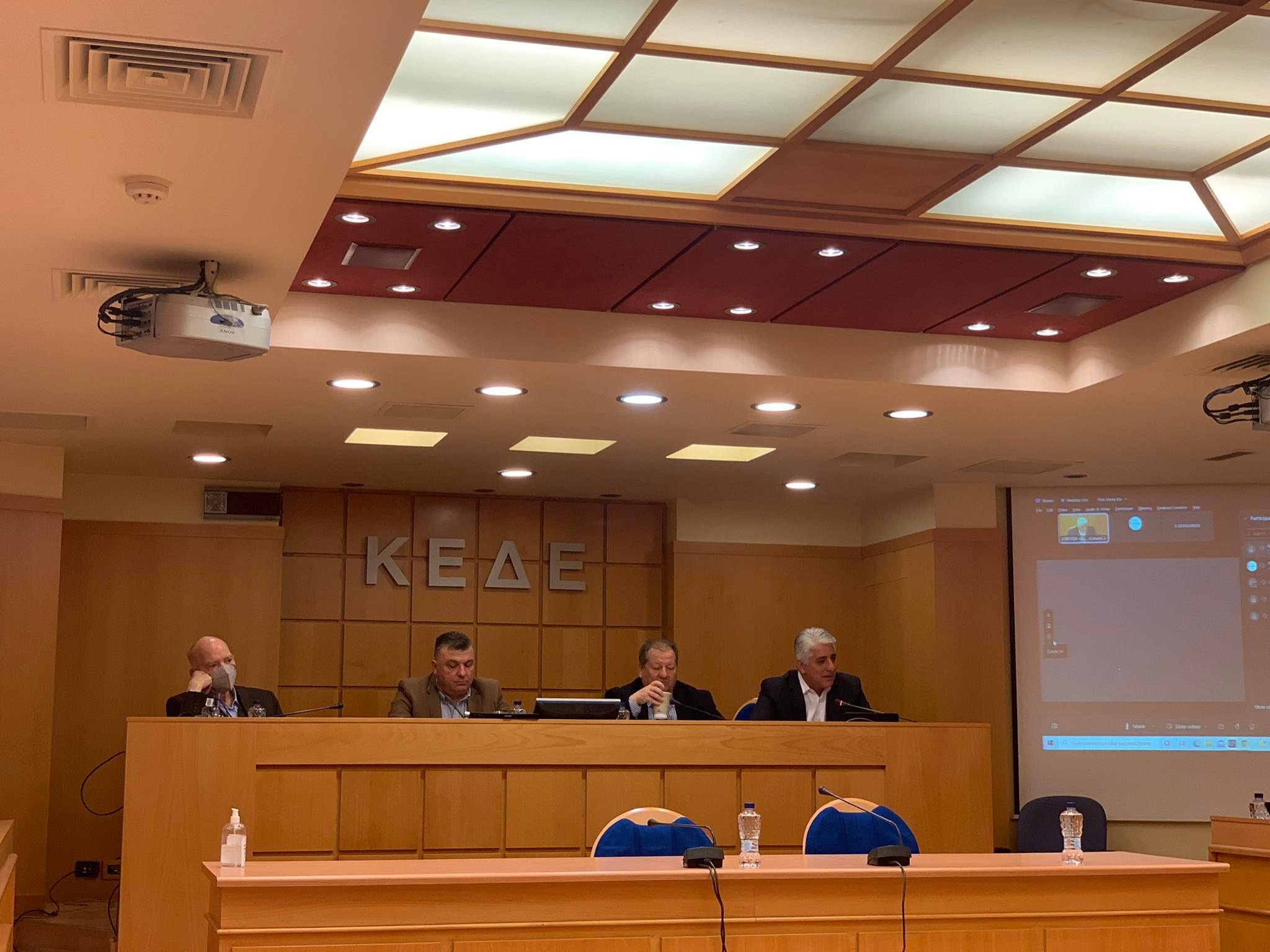 Στη συνεδρίαση της Επιτροπής ΕΣΠΑ της ΚΕΔΕ συμμετείχε ο Δήμαρχος