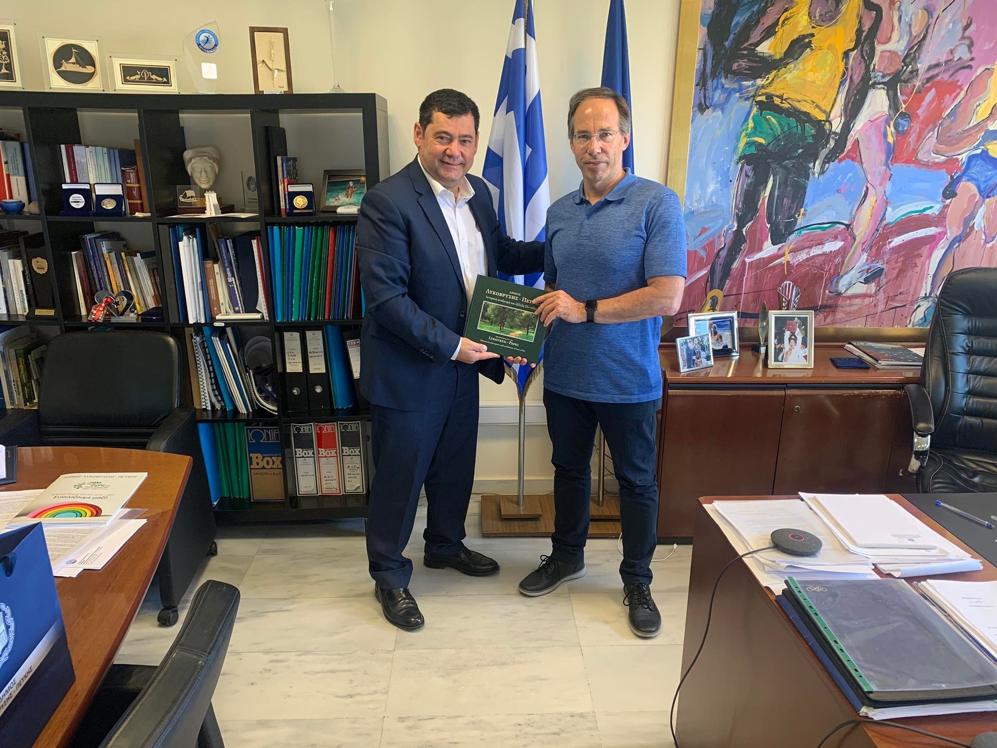 Με τον Γενικό Γραμματέα Αθλητισμού Γιώργο Μαυρωτά συναντήθηκε ο Δήμαρχος