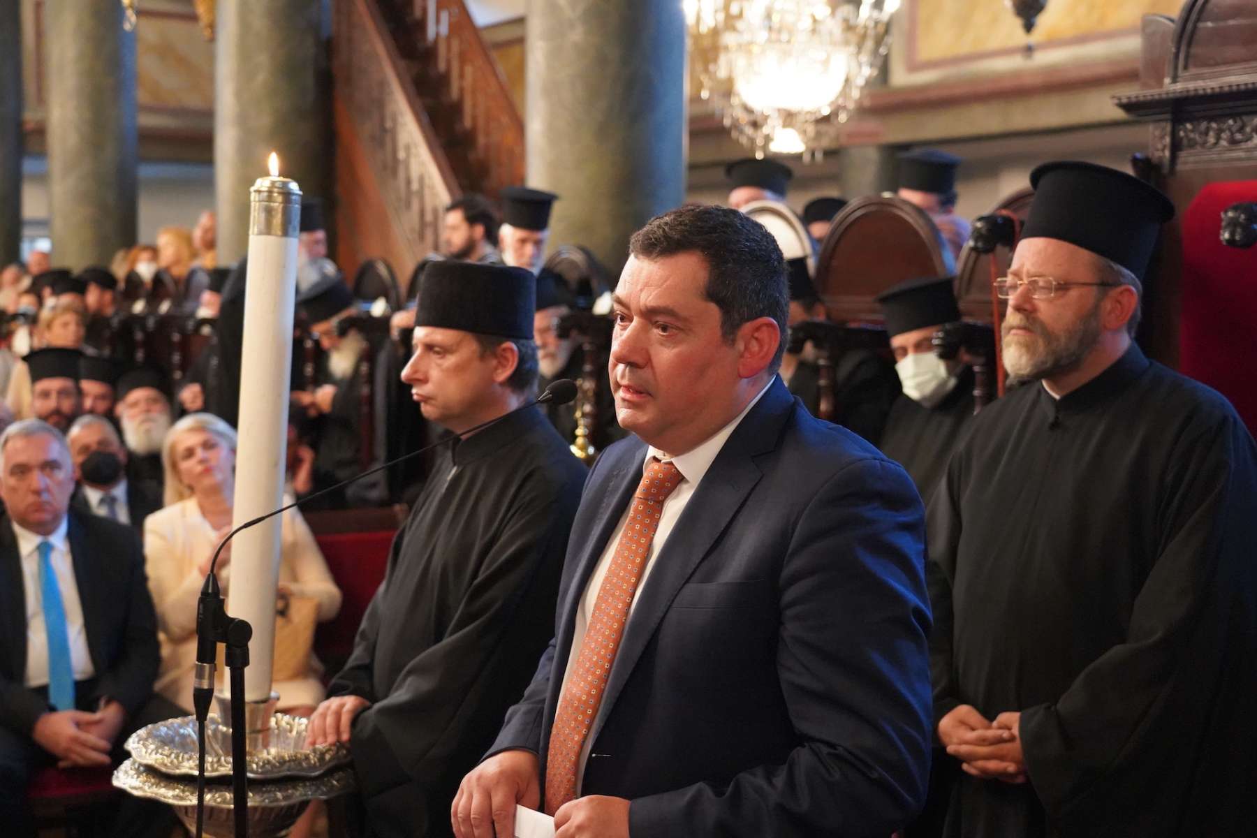 Τον Οικουμενικό Πατριάρχη επισκέφθηκε ο Δήμαρχος μεταφέροντας την απόφαση Δημοτικού Συμβουλίου για την αναγόρευσή του σε επίτιμο δημότη Λυκόβρυσης- Πεύκης