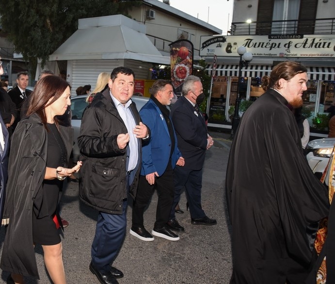 Στις εορταστικές εκδηλώσεις για την πολιούχο της Λυκόβρυσης Αγία Βαρβάρα ο Δήμαρχος
