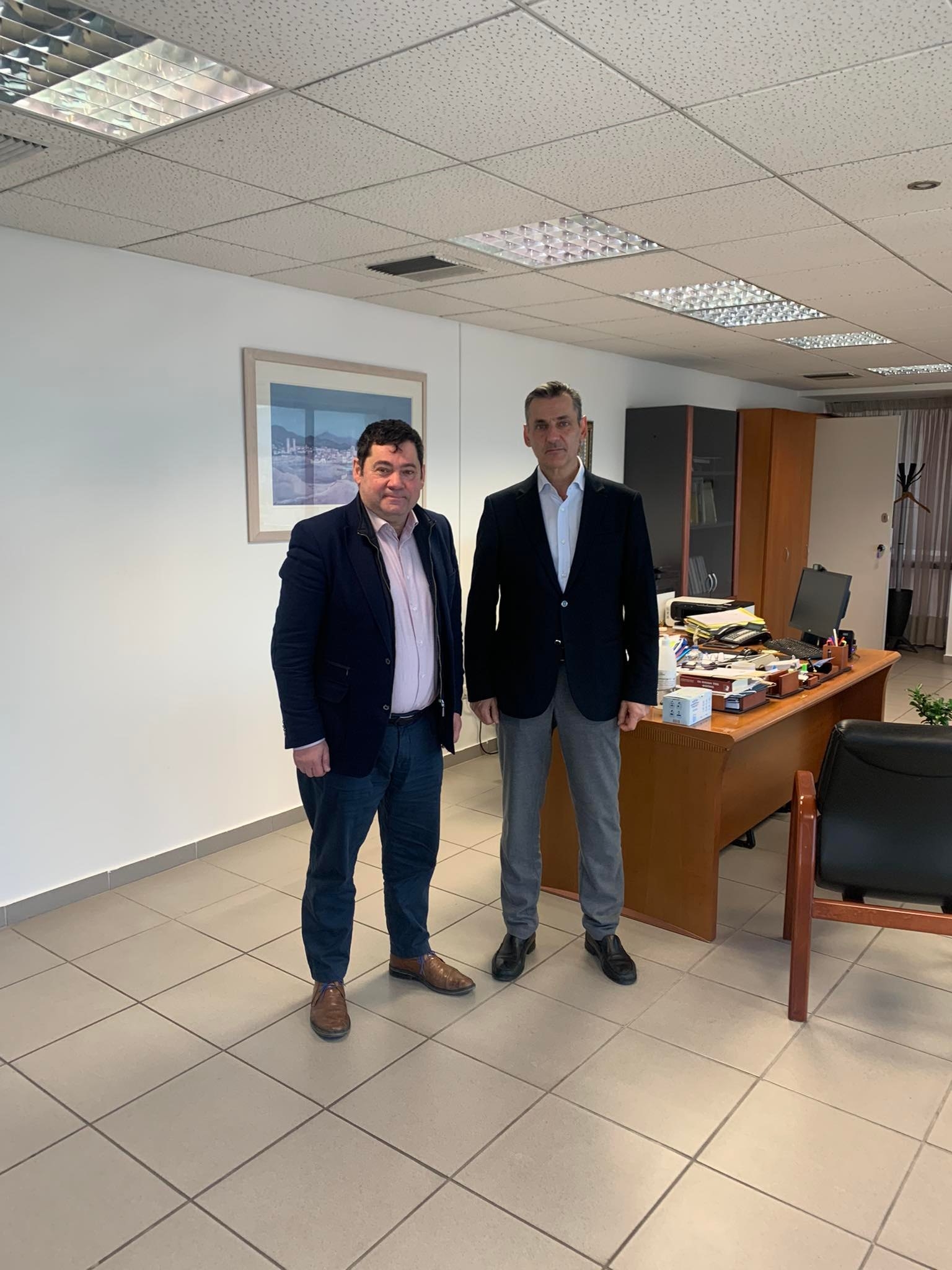 Τον Ειδικό Γραμματέα Αποκεντρωμένης Διοίκησης Αττικής Γρηγόρη Ζαφειρόπουλο συνάντησε ο Δήμαρχος