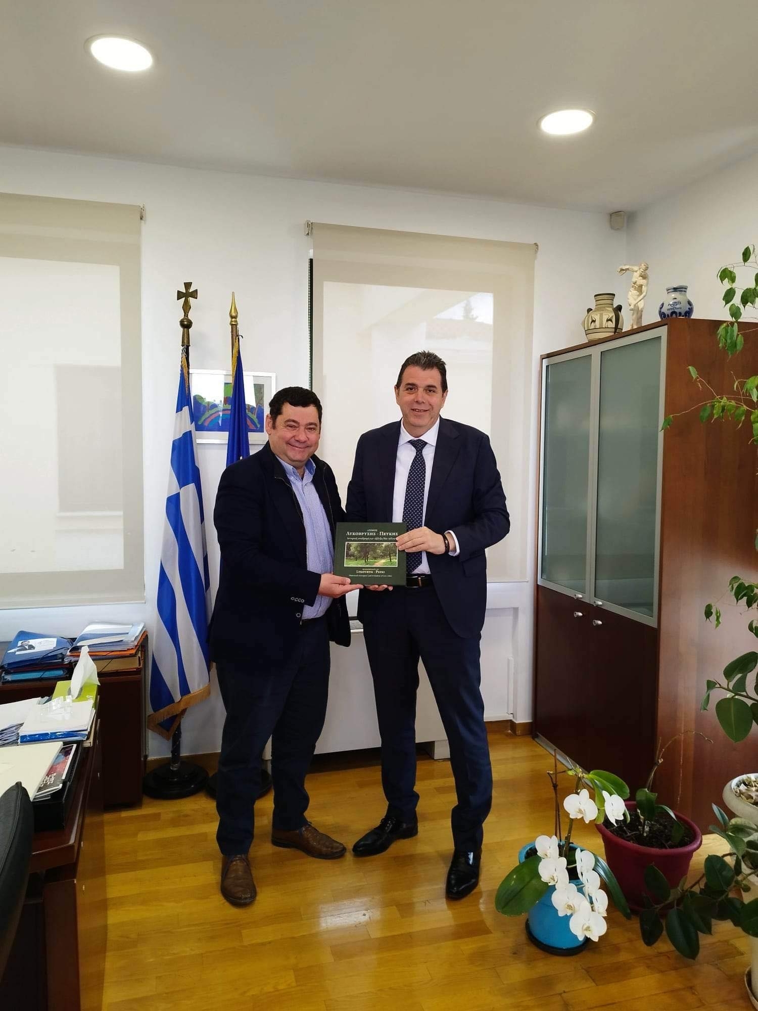 Τον Δήμαρχο Στροβόλου υποδέχθηκε ο Τάσος Μαυρίδης
