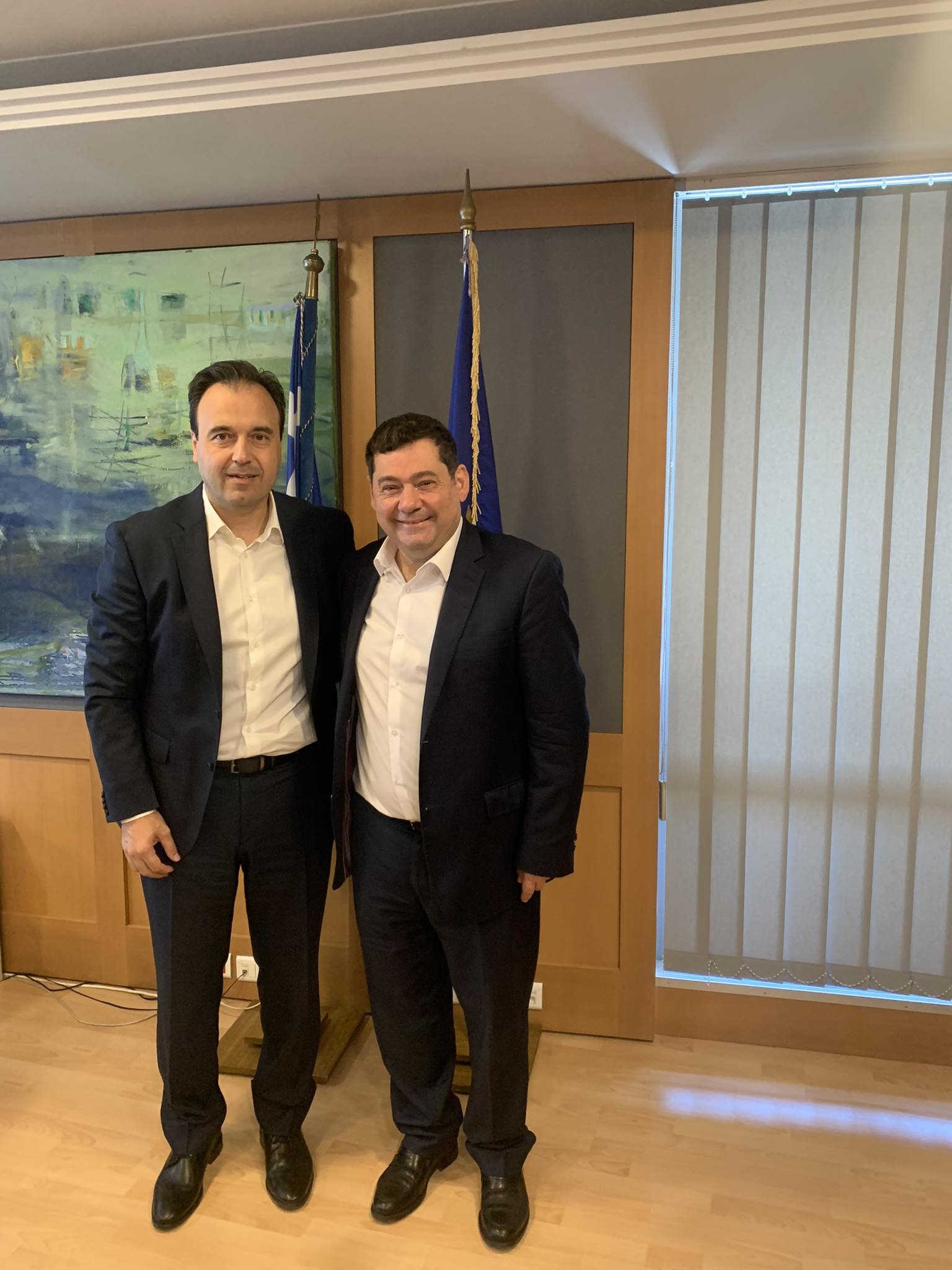 Τον Υπουργό Ψηφιακής Διακυβέρνησης Δημήτρη Παπαστεργίου συνάντησε ο Δήμαρχος