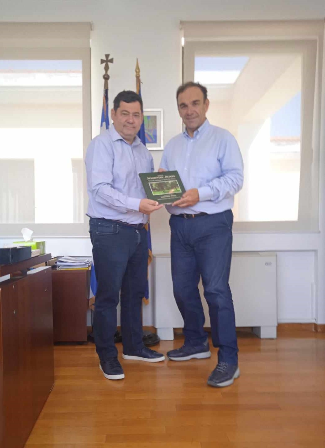 Τον Νίκο Χιωτάκη υποδέχθηκε ο Δήμαρχος