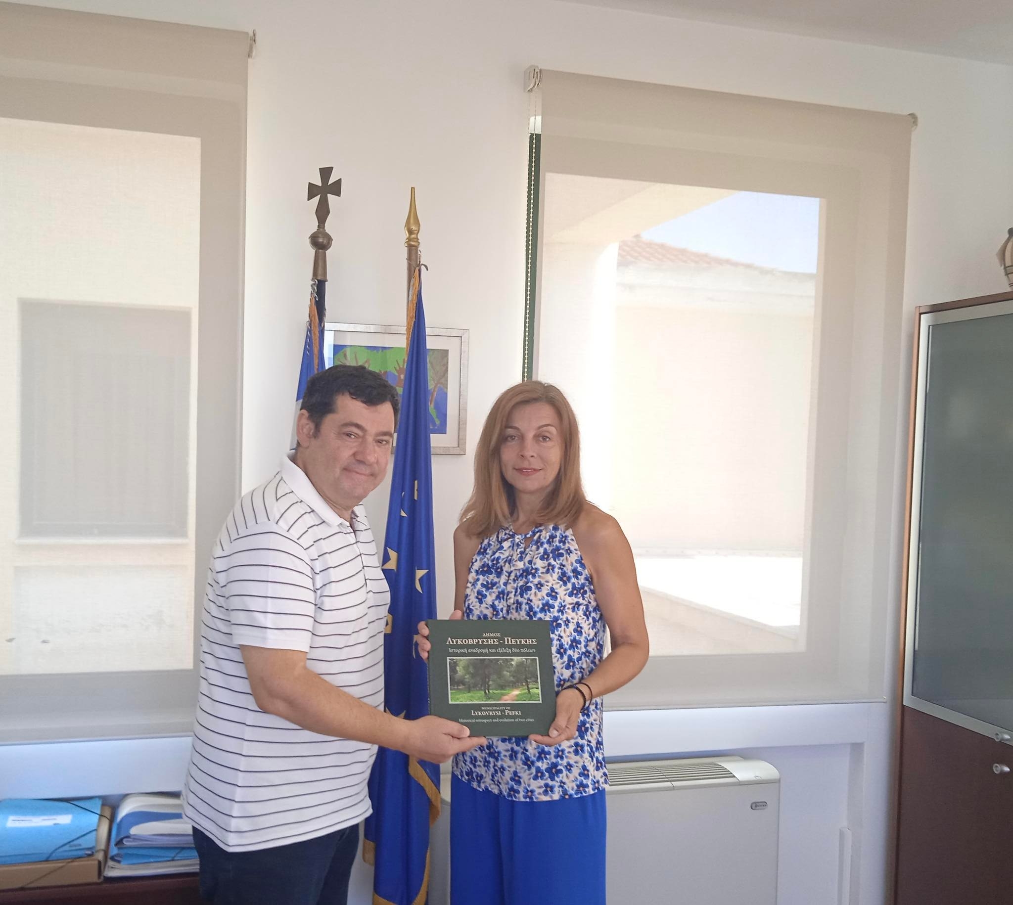 Την Αντιπεριφερειάρχη Πολυτίμη Λεονάρδου υποδέχθηκε ο Δήμαρχος