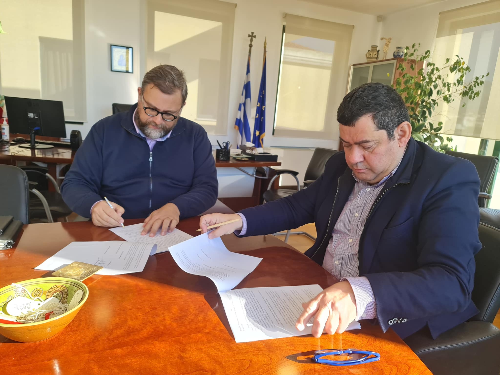 Υπογράφηκε η σύμβαση για έργα σε σχολικές μονάδες με χρηματοδότηση από το Πρόγραμμα Τρίτσης
