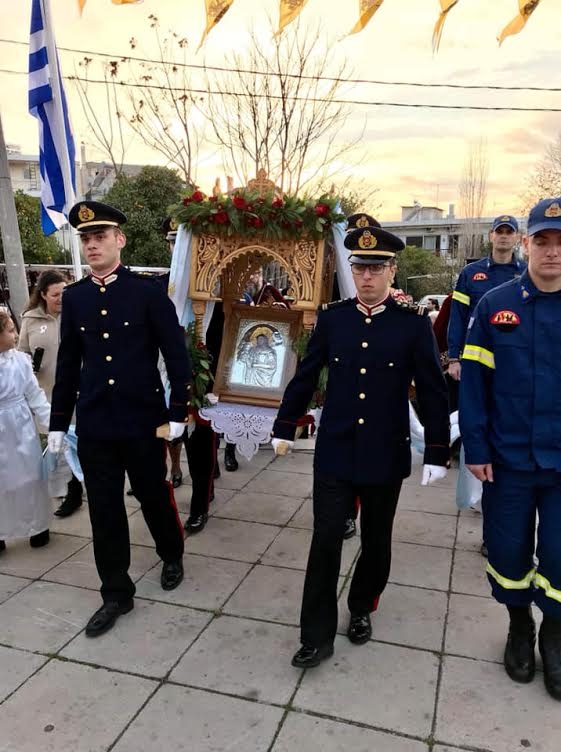 Στις εορταστικές εκδηλώσεις για την πολιούχο της Λυκόβρυσης Αγία Βαρβάρα ο Δήμαρχος