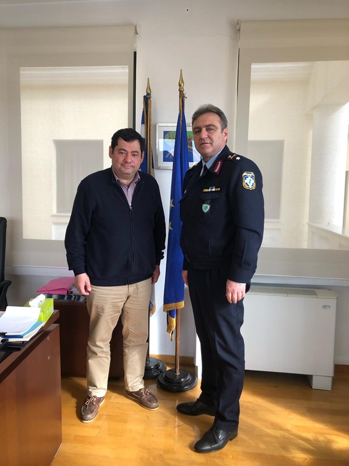Τον νέο Διευθυντή  της ΕΛΑΣ για τη Βορειοανατολική Αττική υποδέχθηκε ο Δήμαρχος