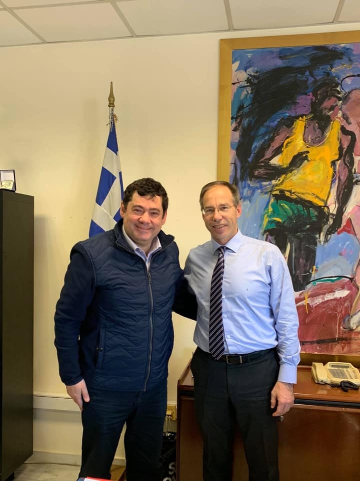 Με τον Γενικό Γραμματέα Αθλητισμού Γιώργο Μαυρωτά συναντήθηκε ο Δήμαρχος