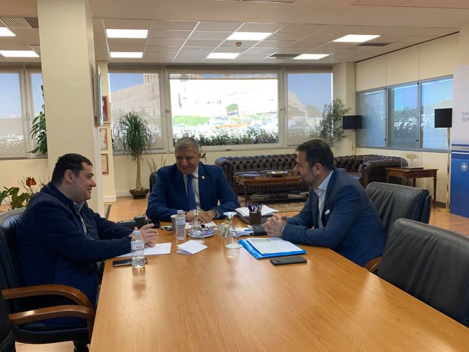 Με τον Περιφερειάρχη Αττικής Γιώργο Πατούλη συναντήθηκε ο Δήμαρχος