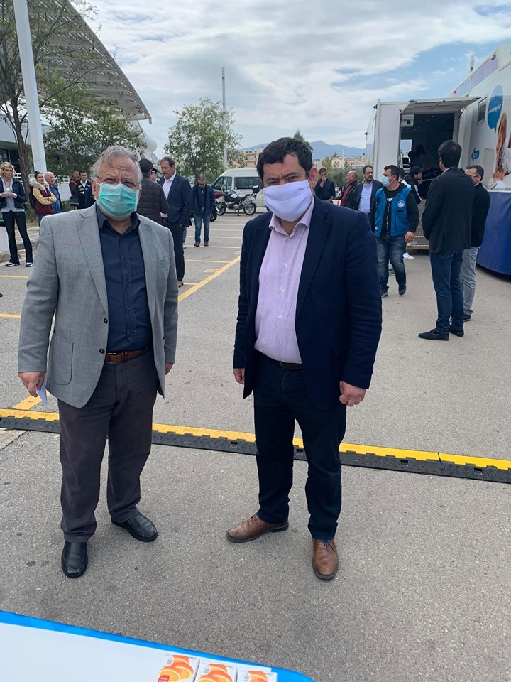 Στην εθελοντική αιμοδοσία του ΟΑΚΑ βρέθηκε ο Δήμαρχος