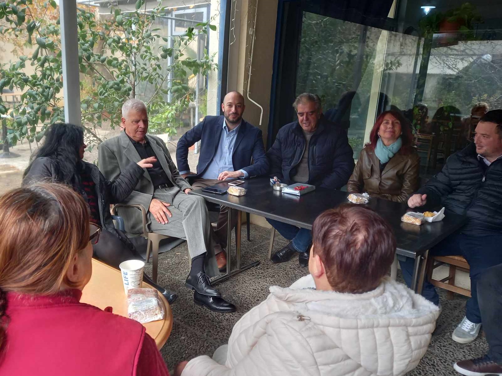 Στην κοπή πίτας του Συλλόγου Κατοίκων Ηλιακού Χωριού ο δήμαρχος Λυκόβρυσης – Πεύκης, Μάριος Ψυχάλης